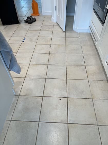Grout Color Sealing - Santa Fe Floor Care