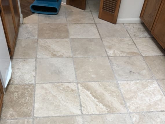 Cleaning Travertine Tile and Grout - Santa Fe Floor Care