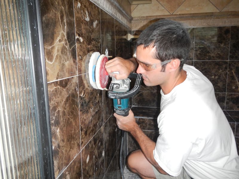 Marble Shower Restoration Specialist - Austin Texas - Santa Fe Floor Care