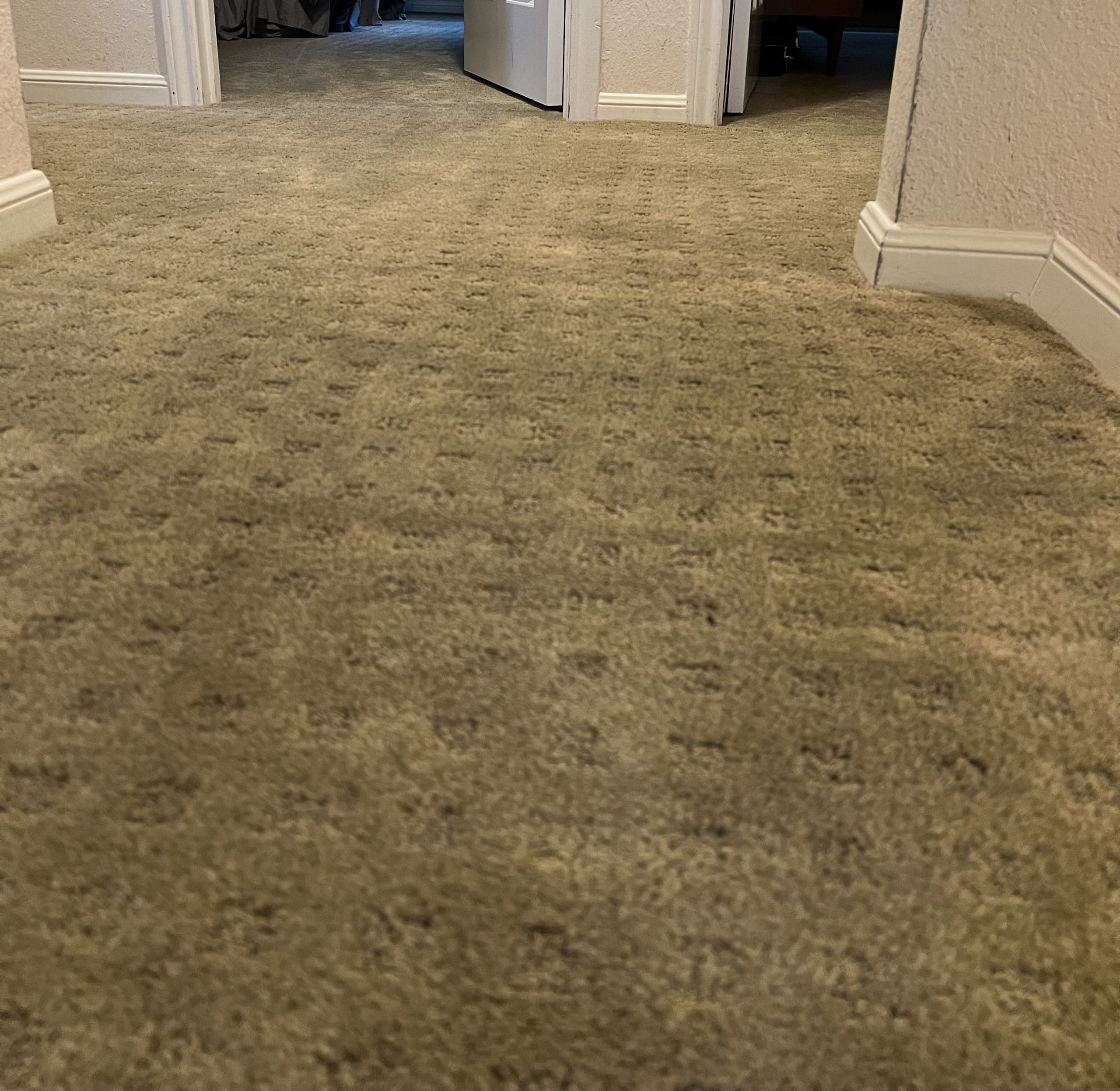Austin Carpet Stretching Before and After - Santa Fe Floor Care