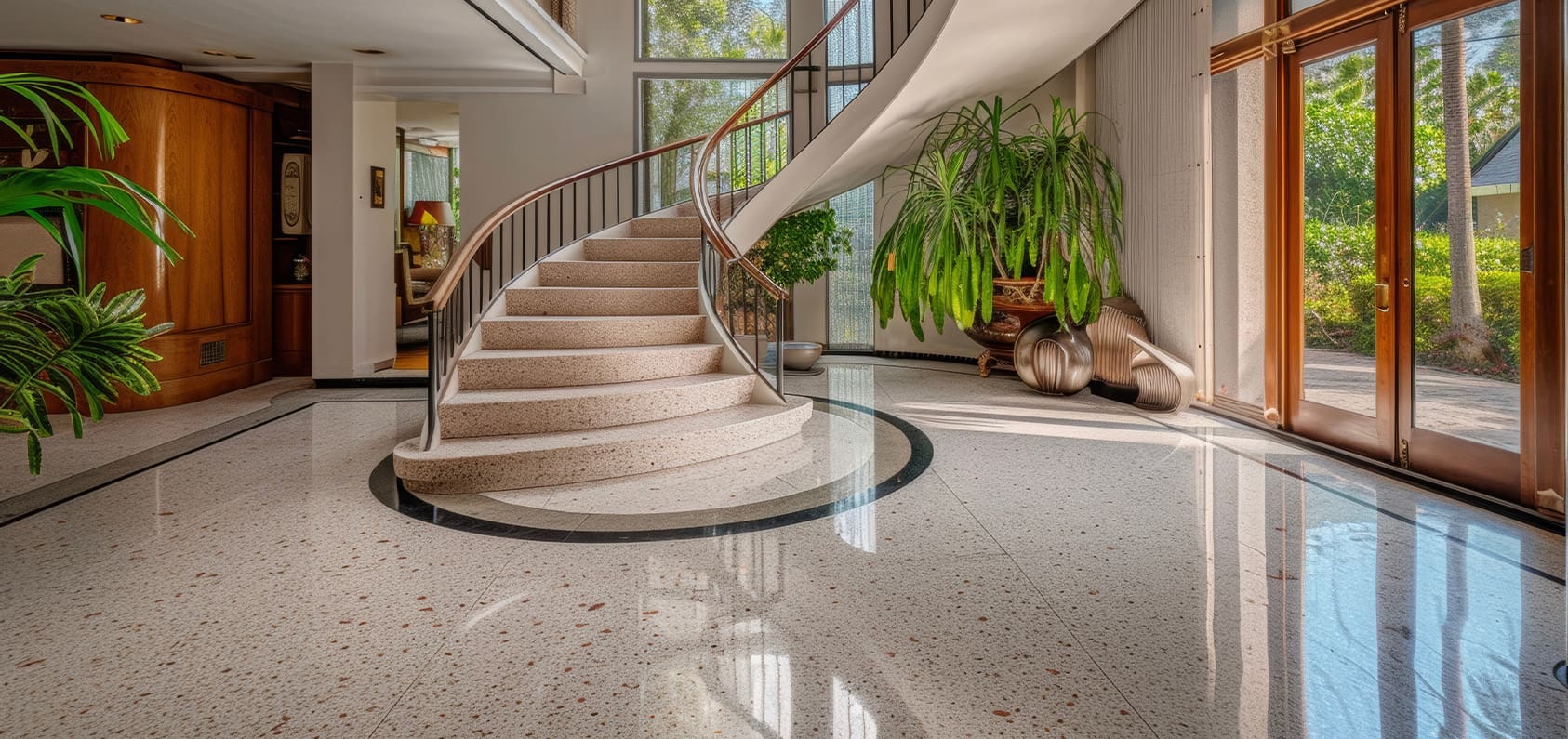 Terrazzo Cleaning, Polishing and Sealing - Santa Fe Floor Care