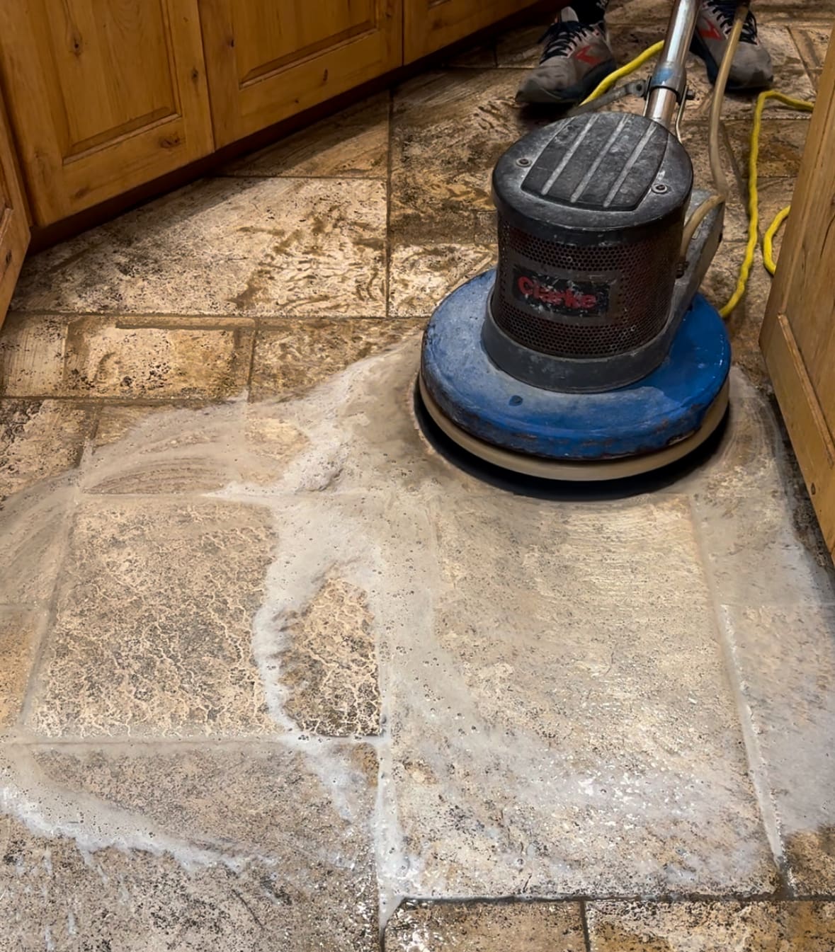 Natural Stone Tile floor cleaning Austin TX:Free Estimate - Santa Fe Floor Care